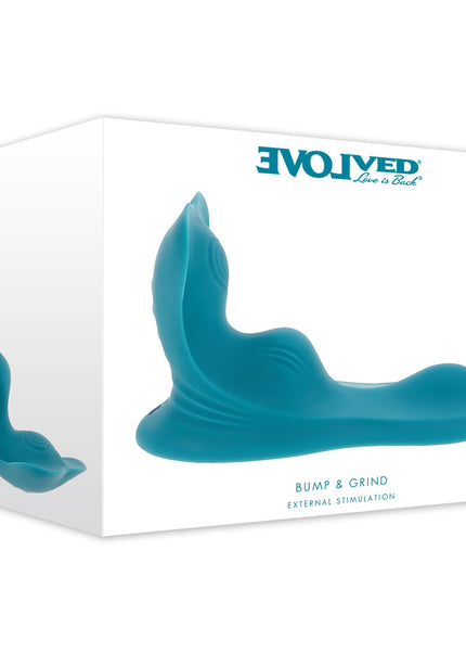 Evolved BUMP & GRIND - Blue USB Rechargeable Vibrating Grinder Pad