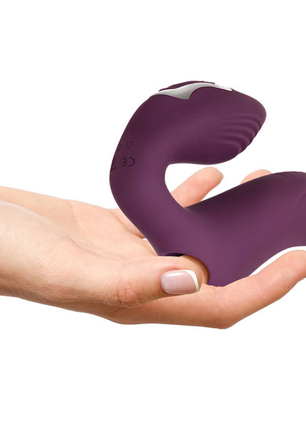 Evolved Helping Hand - Purple USB Rechargeable Dual Finger Stimulator