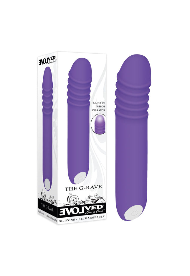 Evolved The G-Rave - Purple 15.1 cm USB Rechargeable Vibrator