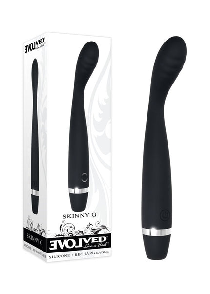 Evolved Skinny G - Black 17.8 cm USB Rechargeable Vibrator