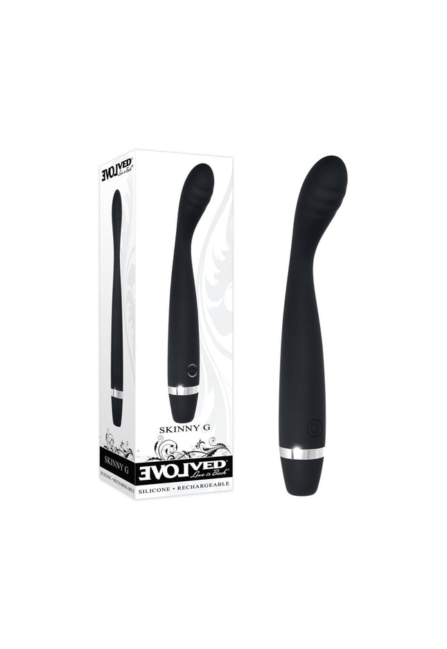 Evolved Skinny G - Black 17.8 cm USB Rechargeable Vibrator