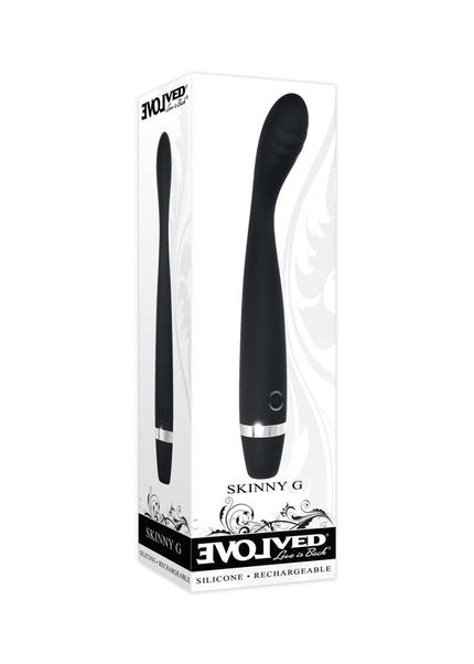 Evolved Skinny G - Black 17.8 cm USB Rechargeable Vibrator