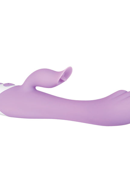 Evolved PLEASING PETAL - Lilac 19.7 cm USB Rechargeable Rabbit Vibrator
