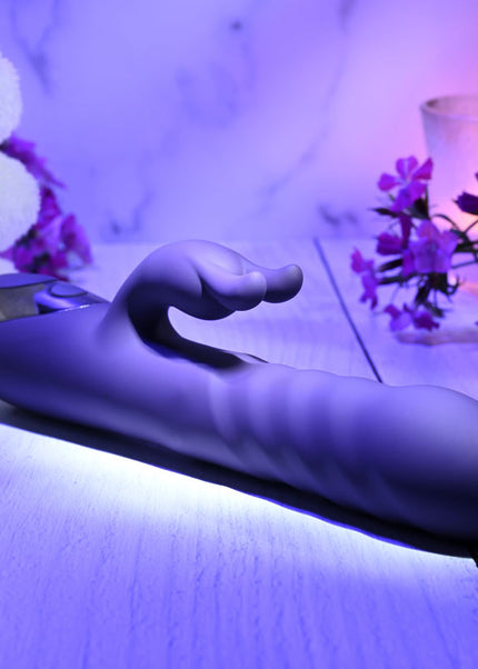 Evolved RASCALLY RABBIT - Purple 22.9 cm USB Rechargeable Rabbit Vibrator
