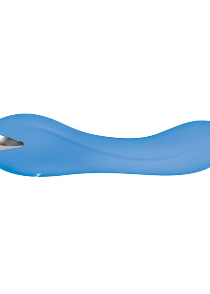 Evolved BLUE CRUSH - Blue 12 cm USB Rechargeable Mini Vibrator