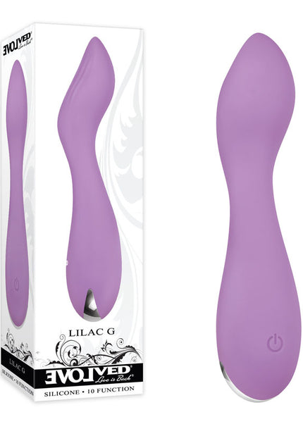 Evolved LILAC G - Lilac 11.5 cm USB Rechargeable Mini Vibrator