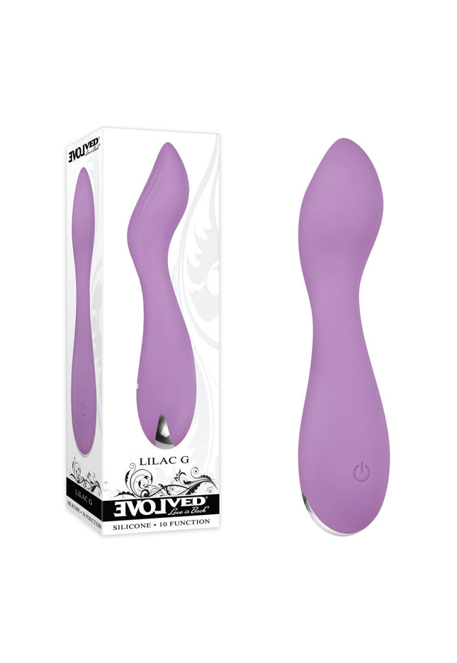 Evolved LILAC G - Lilac 11.5 cm USB Rechargeable Mini Vibrator