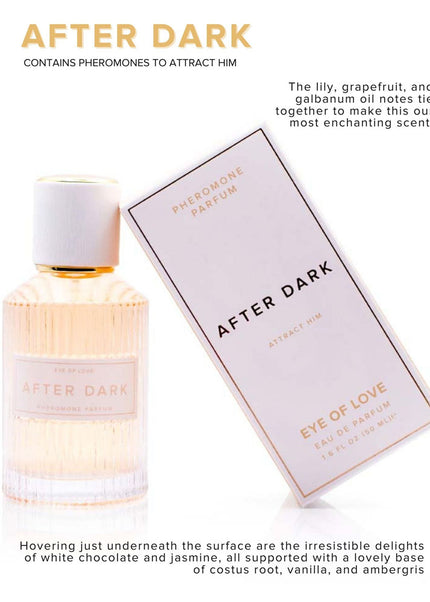Eye Of Love After Dark Pheromone Perfume - 50 ml - Coco Vanilla Scented Pheromone Perfume for Women to attract Men - 50 ml Spray