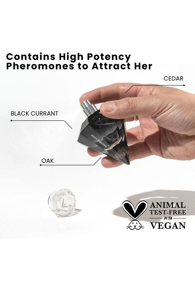 Eye of Love Matchmaker Black Diamond - 30 ml - Pheromone Cologne for Men to attract Women - 30 ml Spray