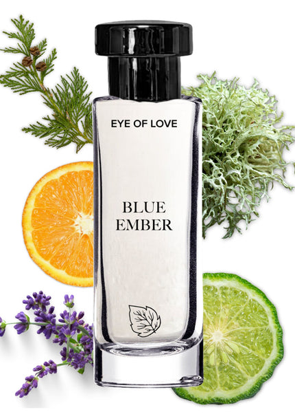 Eye Of Love Love In Bloom Blue Ember Pheromone Cologne - 30ml - Citrus & Cedar Scented Pheromone Cologne for Men to attract Women - 30 ml Spray