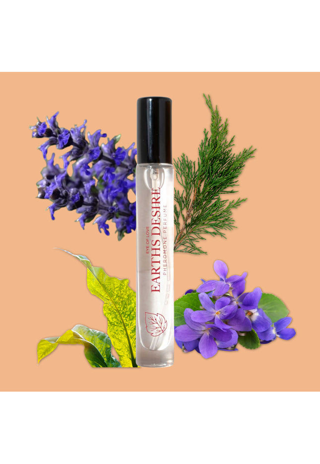 Eye Of Love Love In Bloom Earths Desire Pheromone Cologne - 10ml - Cypress & Bergamot Scented Pheromone Cologne for Men to attract Women - 10 ml Spray
