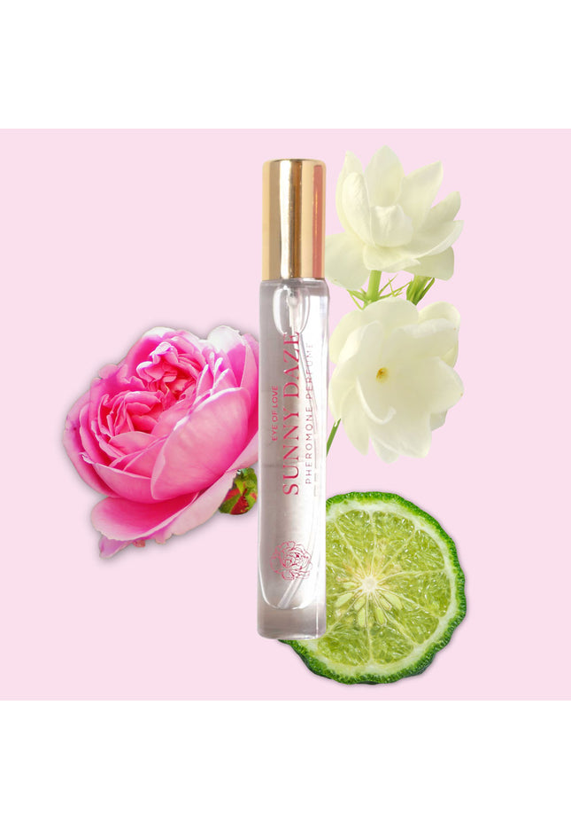Eye Of Love Love In Bloom Sunny Daze Pheromone Perfume - 10ml - Floral & Citrus Scented Pheromone Parfum for Women to attract Men - 10 ml Spray
