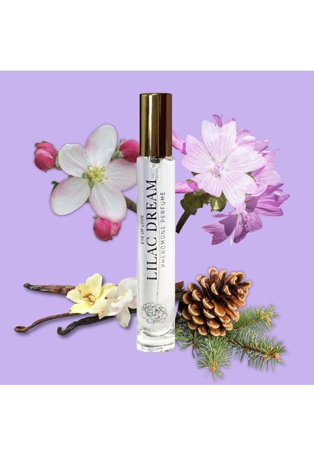 Eye Of Love Love In Bloom Lilac Dream Pheromone Perfume - 10ml - Vanilla Scented Pheromone Parfum for Women to attract Men - 10 ml Spray