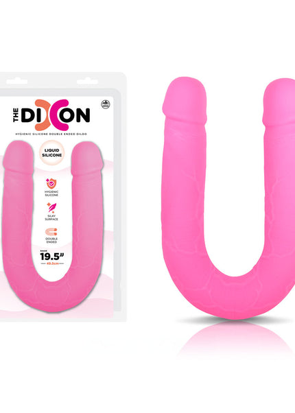 The Dixon - Pink - Pink 50 cm Silicone Double Dong