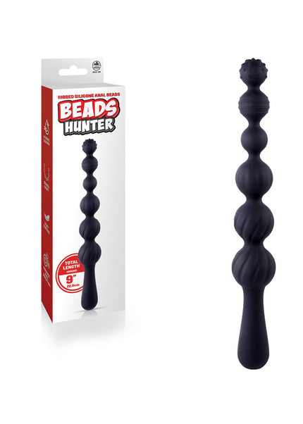 Beads Hunter - Black - Black 22.9 cm Anal Beads