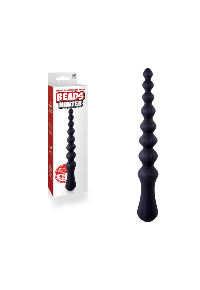 Beads Hunter - Black - Black 24.1 cm Anal Beads