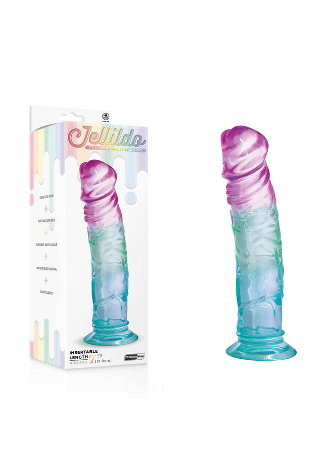 Jellido 18cm Dildo - Clear Coloured 18 cm Dildo