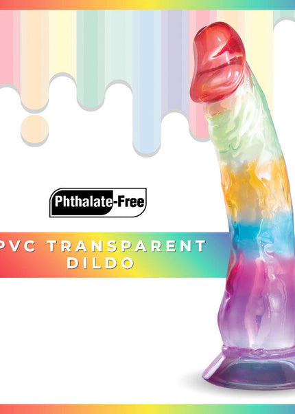 Jellido 16.5cm Dildo - Clear Coloured 16.5 cm Dildo
