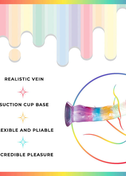 Jellido 16.5cm Dildo - Clear Coloured 16.5 cm Dildo
