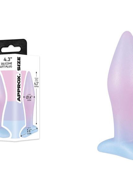Pearl Wonders - Silicone Butt Plug - Coloured 10.9 cm Anal Plug