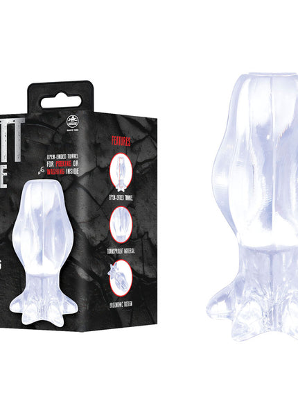 Butt Craze - Clear 15 cm Hollow Butt Plug