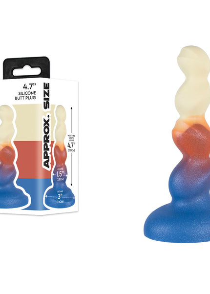 Pastel Wonders - 11.9 cm Silicone Butt Plug - Coloured 11.9 cm Butt Plug