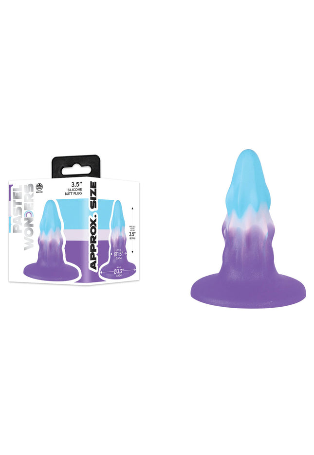 Pastel Wonders - 8.9 cm Silicone Butt Plug - Coloured 8.9 cm Butt Plug