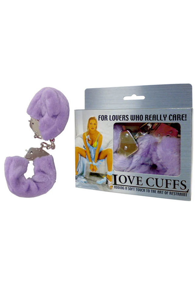 Love Cuffs - Purple Fluffy Skin Hand Cuffs