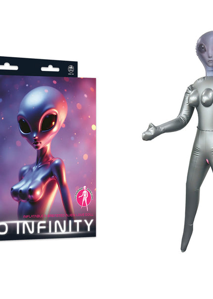 To Infinity - Silver Inflatable Alien Love Doll