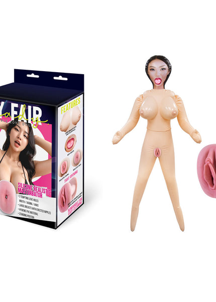My Fair Lady - Inflatable Standing Love Doll with Realistic Holes