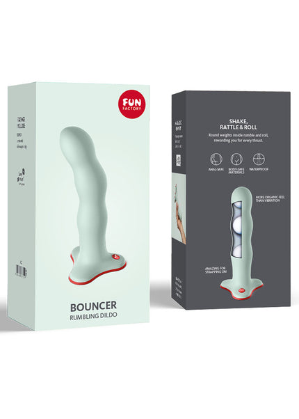 Fun Factory BOUNCER sage green - Sage Green 18.5 cm Dildo
