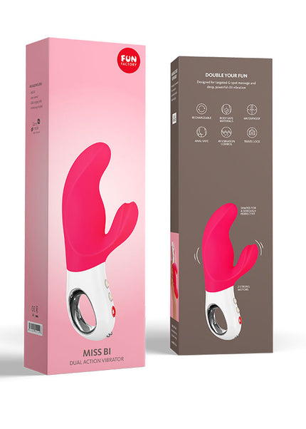 Fun Factory MISS BI pink - Pink 17 cm USB Rechargeable Rabbit Vibrator