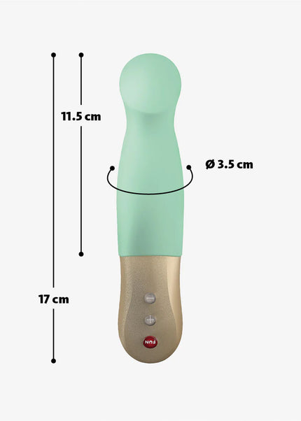 Fun Factory SUNDAZE pistachio - Pistachio Green 17.5 cm USB Rechargeable Thrusting Vibrator