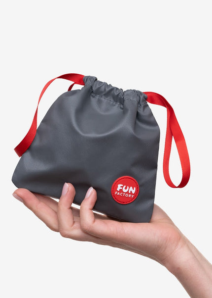Fun Factory TOYBAG S grey - Grey Discreet Storage Bag - Small