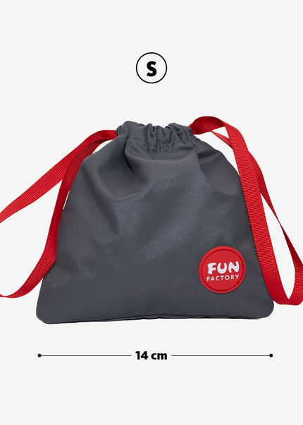 Fun Factory TOYBAG S grey - Grey Discreet Storage Bag - Small