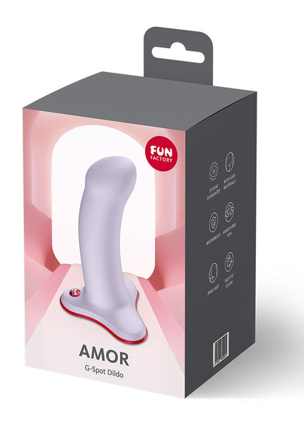 Fun Factory AMOR Purple - Purple 13.5 cm Dildo