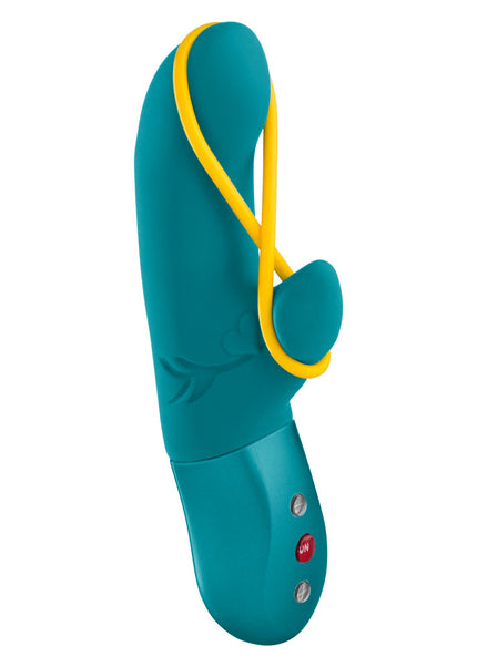 Fun Factory AMORINO Aquamarine - Aquamarine USB Rechargeable Rabbit Vibrator