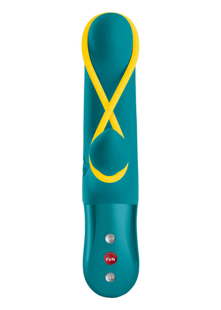 Fun Factory AMORINO Aquamarine - Aquamarine USB Rechargeable Rabbit Vibrator