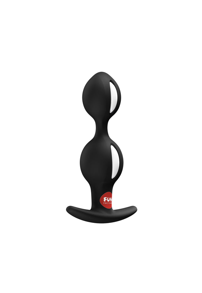 Fun Factory B BALLS DUO Black - Black 13 cm Weighted Kegel Balls