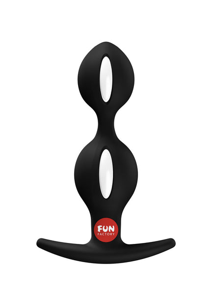Fun Factory B BALLS DUO Black - Black 13 cm Weighted Kegel Balls