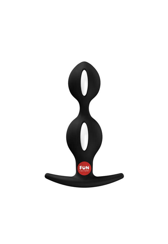 Fun Factory B BALLS DUO Black - Black 13 cm Weighted Kegel Balls