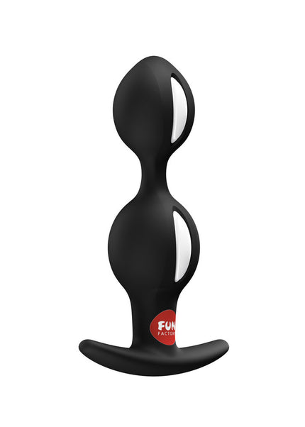 Fun Factory B BALLS DUO Black - Black 13 cm Weighted Kegel Balls