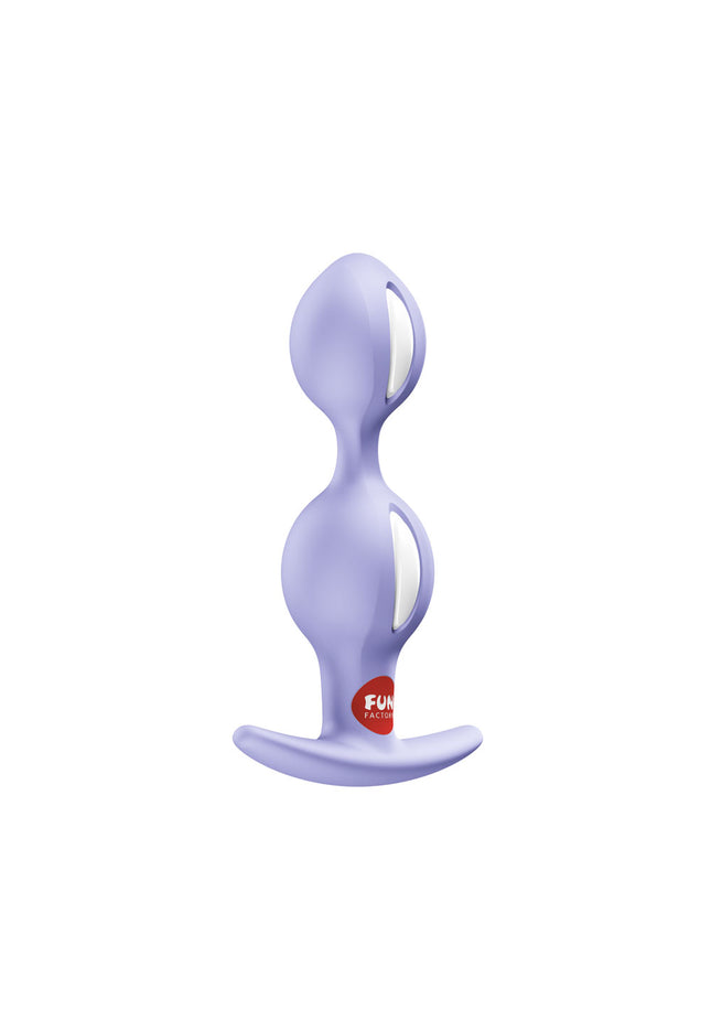 Fun Factory B BALLS DUO Purple - Purple 13 cm Weighted Kegel Balls