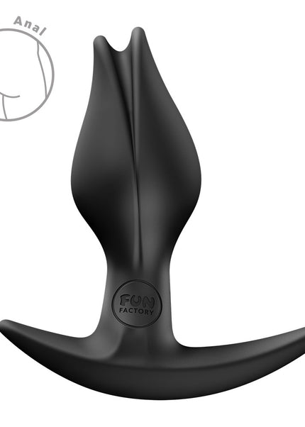 Fun Factory BOOTIE FEM Black - Black 8.5 cm Butt Plug