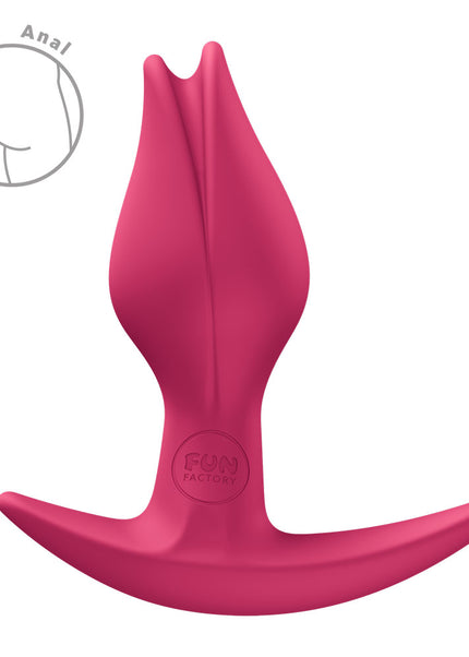 Fun Factory BOOTIE FEM Raspberry - Raspberry Red 8.5 cm Butt Plug