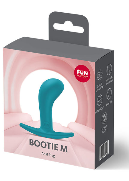 Fun Factory BOOTIE M Aquamarine - Aquamarine 9.4 cm Medium Butt Plug