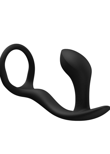 Fun Factory BOOTIE RING Black - Black 14.7 cm Anal Plug with Cock Ring