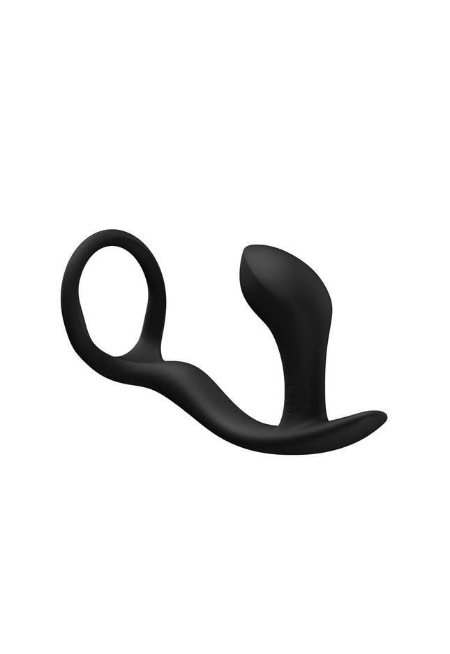 Fun Factory BOOTIE RING Black - Black 14.7 cm Anal Plug with Cock Ring