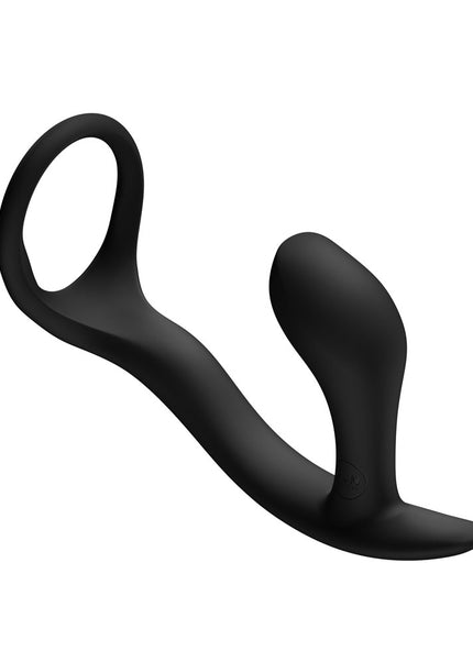 Fun Factory BOOTIE RING Black - Black 14.7 cm Anal Plug with Cock Ring