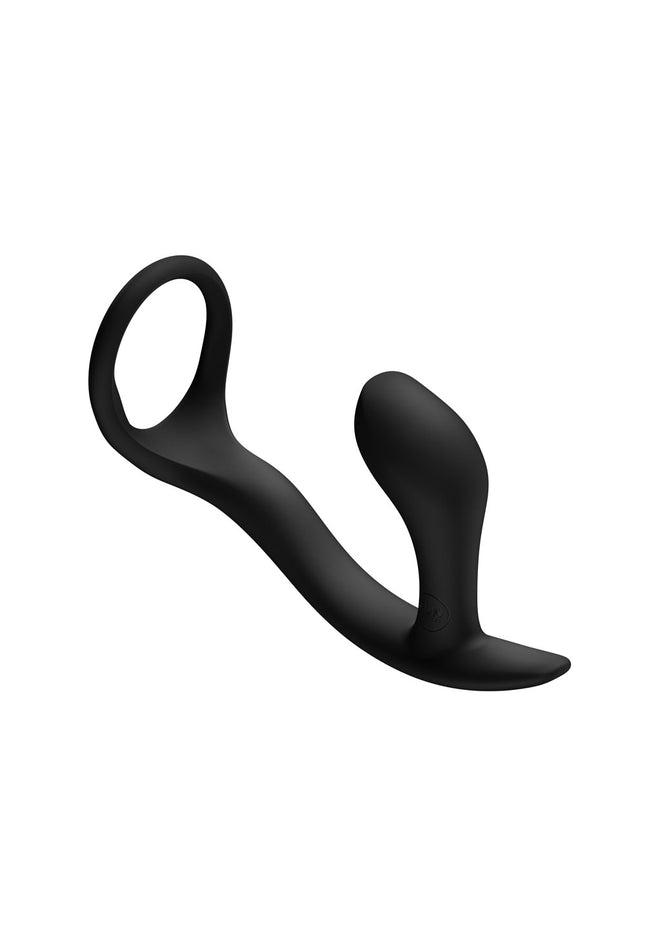 Fun Factory BOOTIE RING Black - Black 14.7 cm Anal Plug with Cock Ring